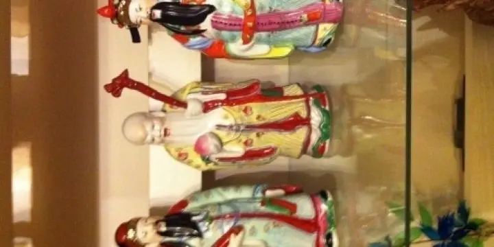 Statuette des dieux chinois