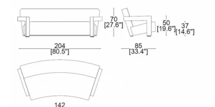 canapé utrecht U637