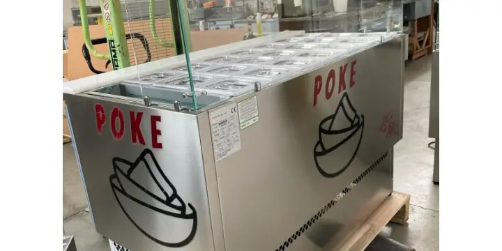 Station de préparation de poke 21 plateaux