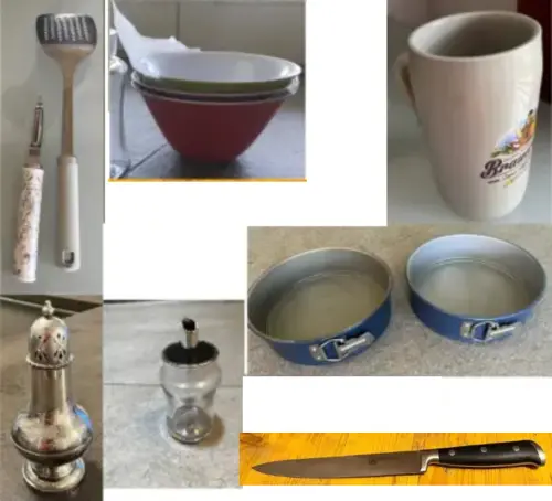Lot articles de cuisine