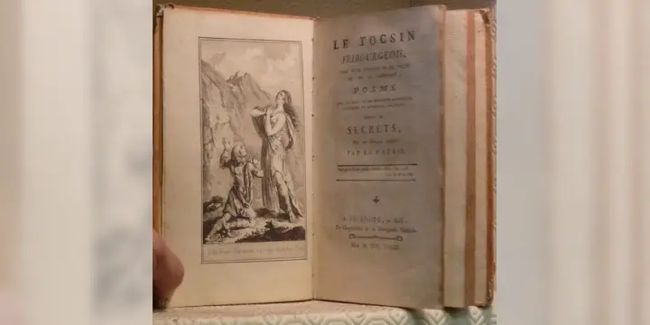 Le Tocsin Fribourgeois pour être entendu de la ville et de la campagne. Poème avec des notes et…