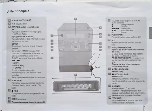 Chaîne Hi-Fi CD Radio Cassettes à Le Pont