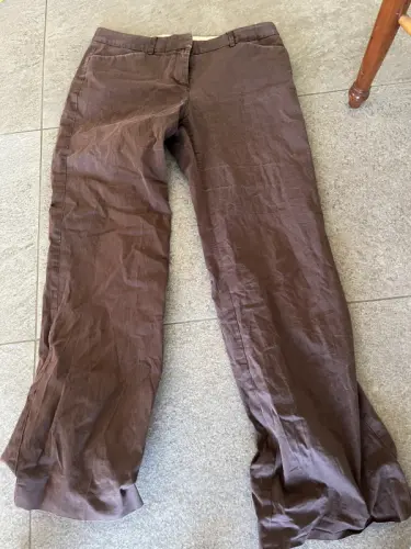 Pantalon marron Caroll T42 à Nyon