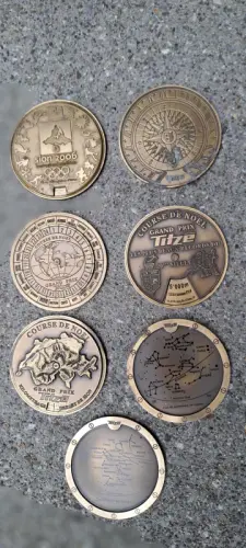 Médailles des Courses de Noël à Sion à Lausanne