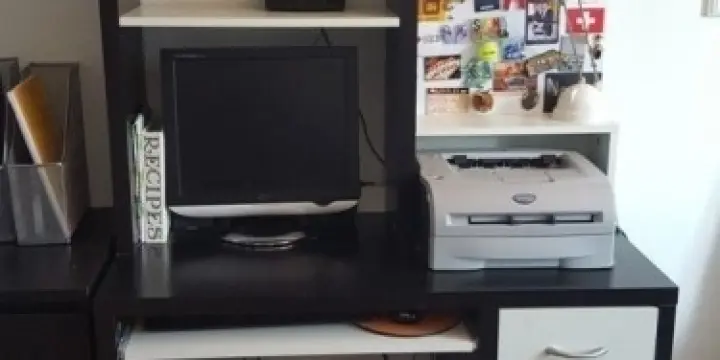 Vends bureau avec rangements