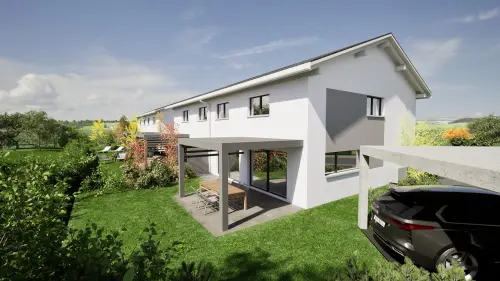 Maison mitoyenne de 5.5 pièces à vendre à Cornol à Cornol