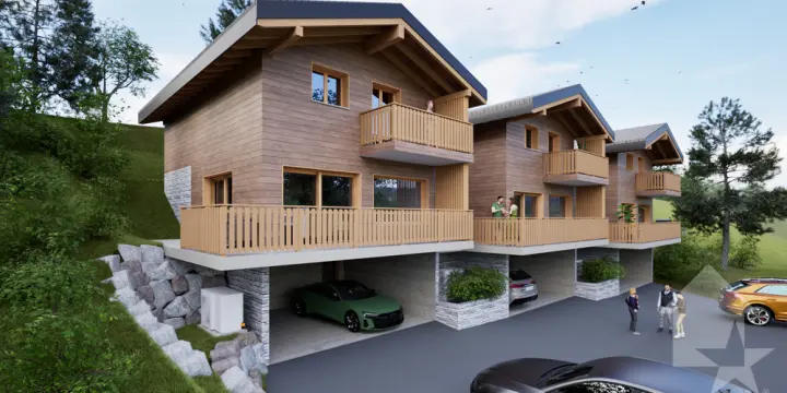 Magnifique chalet de 4.5 pièces avec terrasse et pelouse