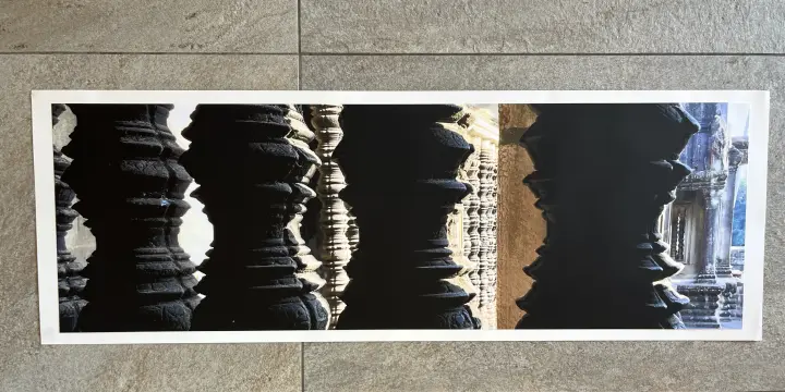 Photographie détail d’ Angkor Vat  90 x 30 cm
