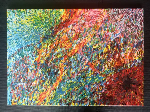 Chaos (pointillisme) à Courroux