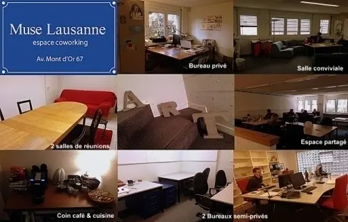 Bureaux à louer à Lausanne dés 250Frs. à Lausanne