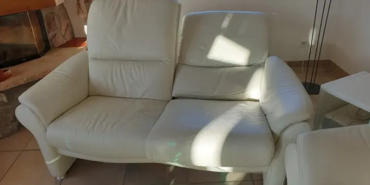 Ledersofa (3er & 2er Sitz