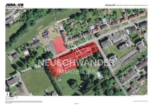 À vendre grands locaux de 4'211 m2 à Porrentruy