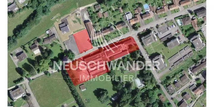 À vendre grands locaux de 4'211 m2 à Porrentruy