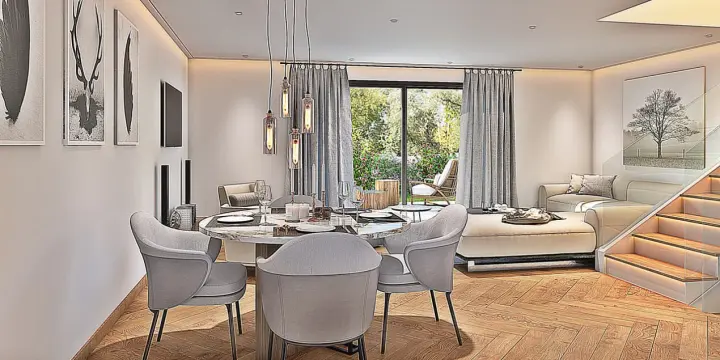RESERVE - Promotion de 3 belles villas idéalement situées à 3 minutes de Nyon