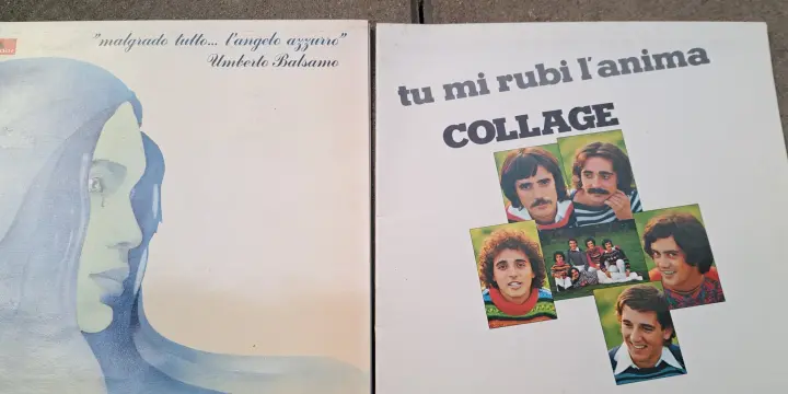 7 Disques 33 tours, vinyles Italiens