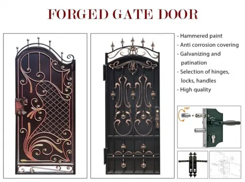 Porte en fer forgé à PARIS