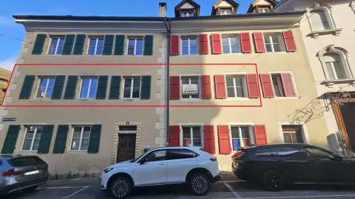 À louer à Delémont dans le centre historique 1 bureau de 4 pièces à Delémont