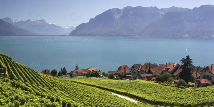 Propriété vue lac léman