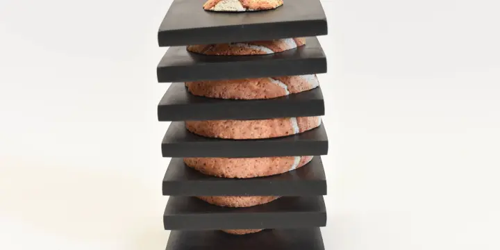 Sculpture Galet Rose Ardoise - Décoration Maison - Statue