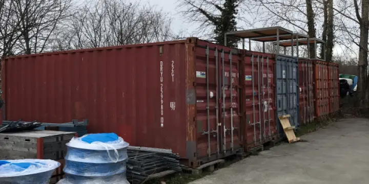 Container maritime 20pied