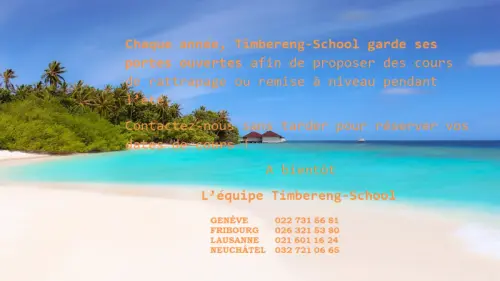 SOUTIEN SCOLAIRE en été à Genève