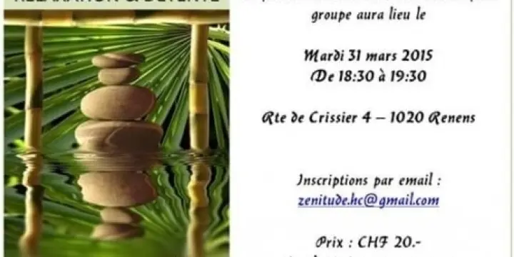 Relaxation en petit groupe - 31 mars