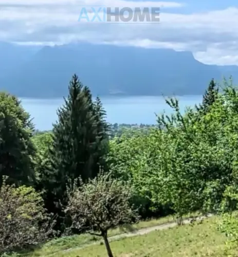 Parcelle à bâtir vue lac avec permis en force d'une villa individuelle à Blonay