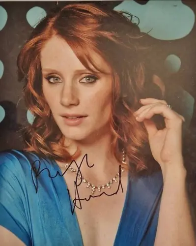 Autographe Bryce Dallas Howard JURASSIC WORLD à Sembrancher