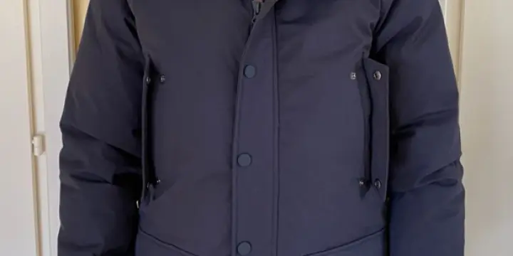 Veste hiver bleu marine homme M