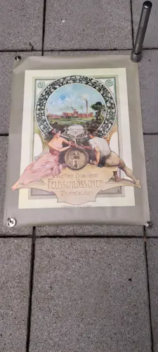 Affiche, Actien Brauerei Feldschössen Rheinfelden à Lausanne