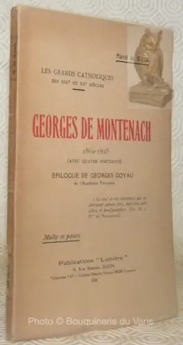 Georges de Montenach 1862-1925.