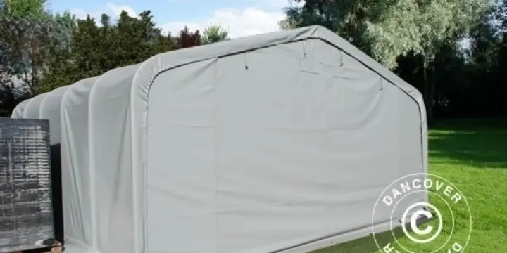 Lagerzelt PRO 7x7x3,8m PVC, Grau