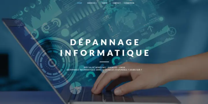 Jeune indépendant répare votre ordinateur