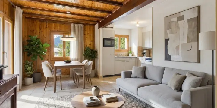 Alpines Wohnglück - Chalet mit Wellness-Oase und Bergblick