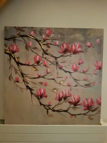 Tableau "fleurs du Japon" à Chalais