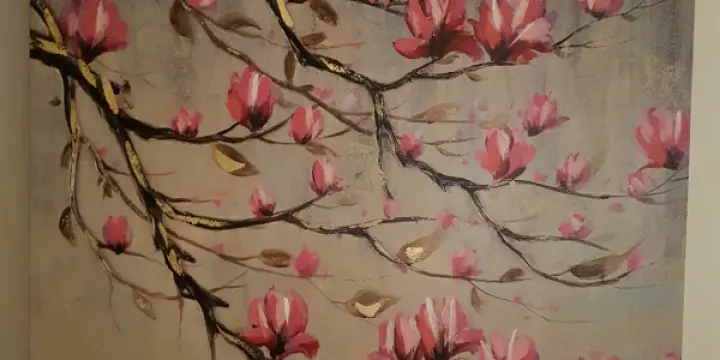 Tableau "fleurs du Japon"