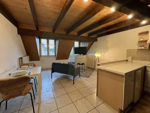 Charmant appartement avec mezzanine en vieille ville de Porrentruy