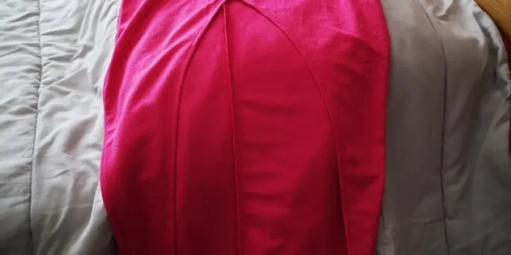 Jupe courte devant longue derrière