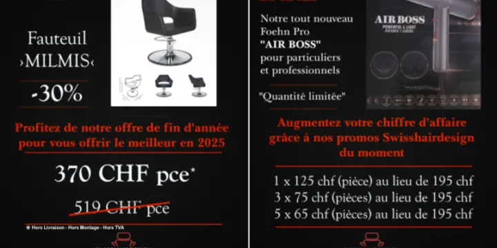 Promotion Mobilier - Accessoires de Coiffure