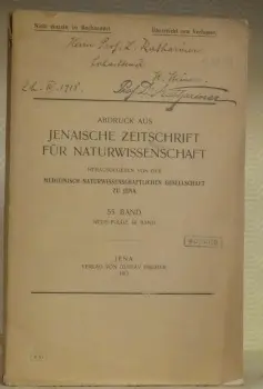 Das Problem der Diastataxie des Vogelflügels. Abdruck aus Jenaische Zeitschrift für…