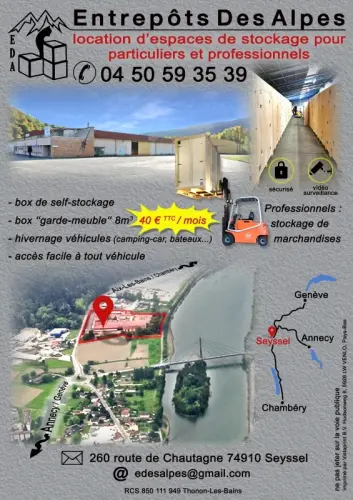 Location Box et espaces de stockage à Seyssel