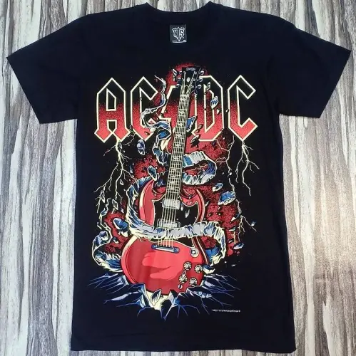 T-shirt Acdc Guitar Cover NTS à Savigny