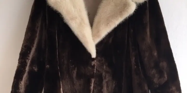 Manteau en vraie fourrure