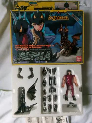 Figurine d'Alpha Bandai 1987 / Les chevaliers du zodiaque à Courrendlin