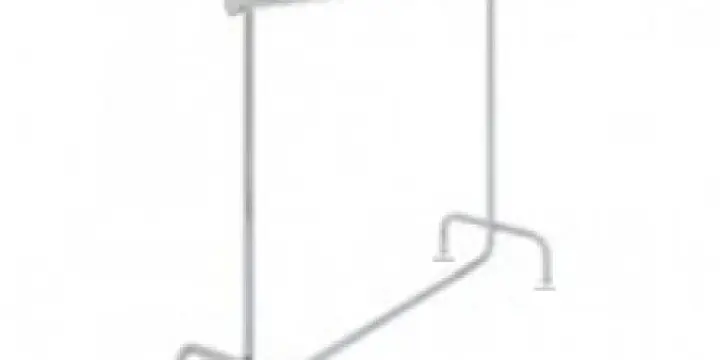 Portant - présentoir galvanisé,buste,