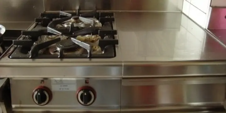 Cuisiene à gaz professionelle