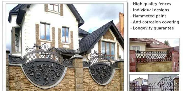 Clôtures en fer forgés