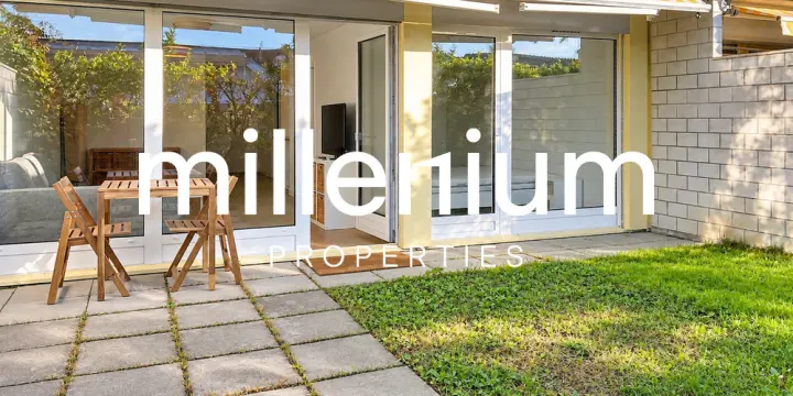 Magnifique 3 pièces meublé avec jardin