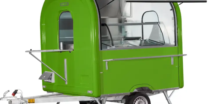 Glacier mobile pour cuisine de rue
