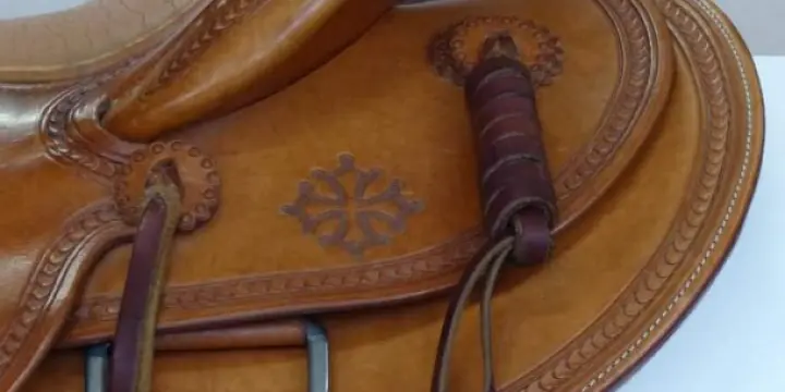 Selle de reining Jeff Smith.